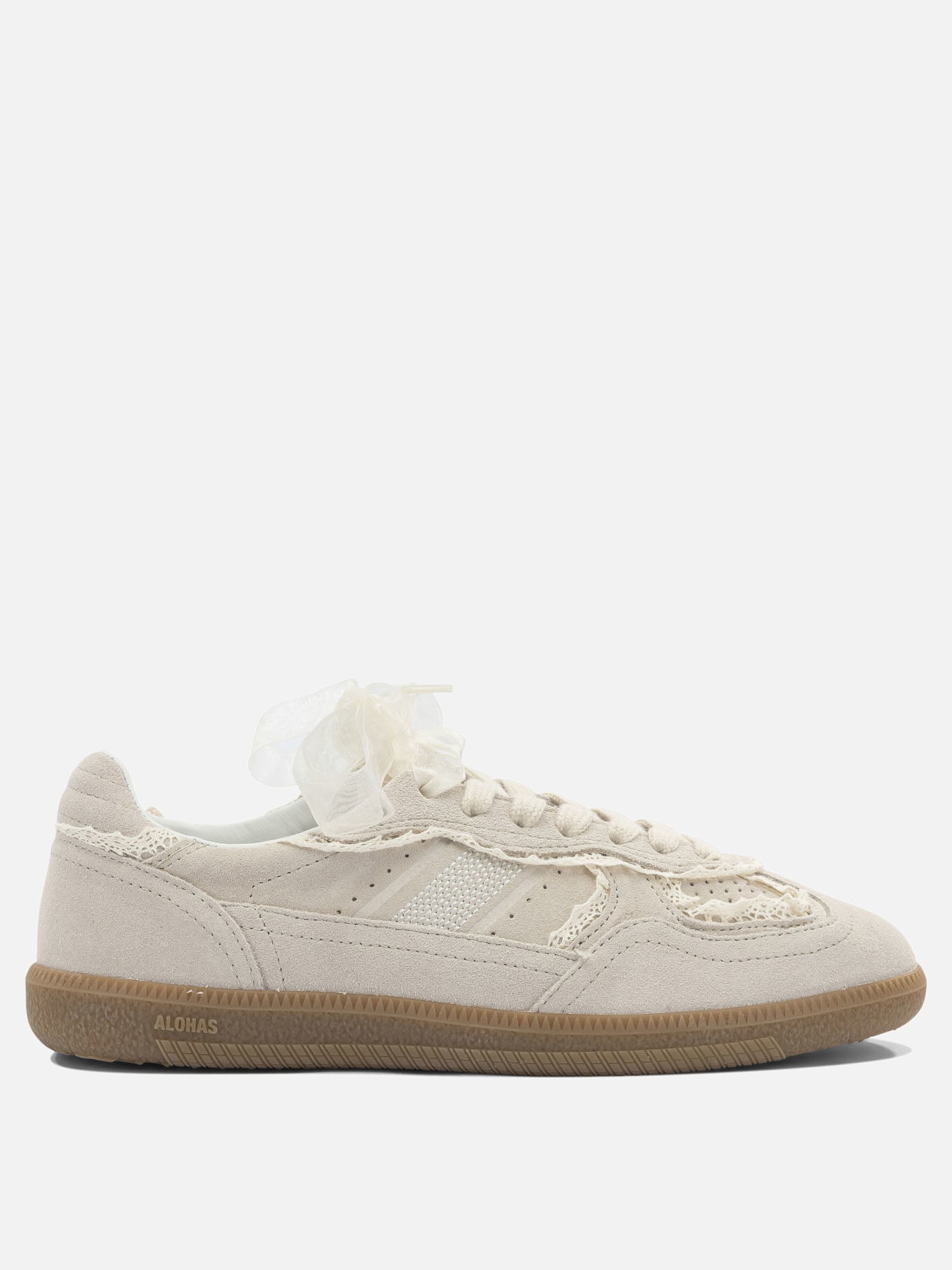 Sneaker basse 100% leather - 100% rubber  Bianco - Alohas Donna | PDP | VIETTI Online Store | Zoom-Modal
