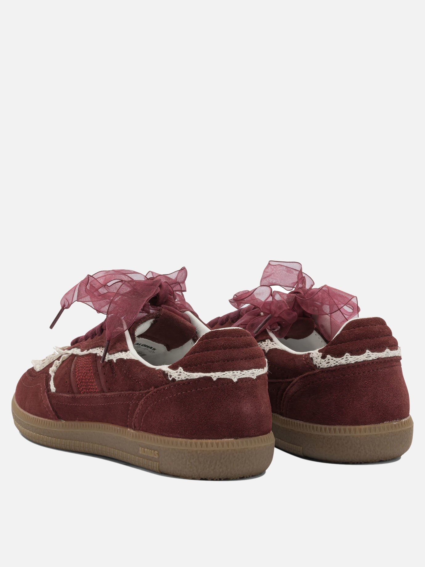Low top sneakers 100% leather - 100% rubber  Bordeaux - Alohas Women | PDP | VIETTI Online Store | Zoom-Modal_4
