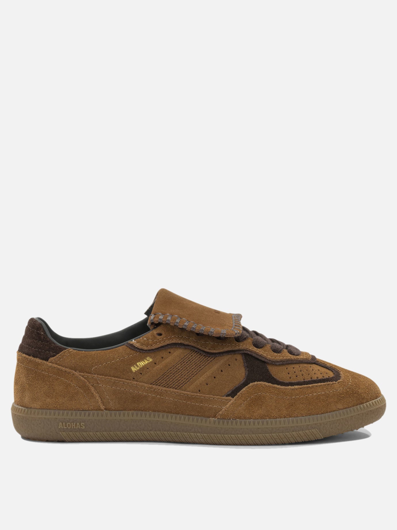 Sneaker basse 100% suede - 100% rubber  Marrone - Alohas Donna | PDP | VIETTI Online Store | thumbnail