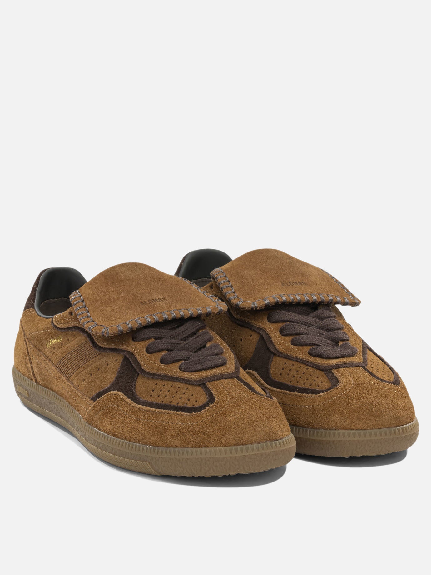 Sneaker basse 100% suede - 100% rubber  Marrone - Alohas Donna | PDP | VIETTI Online Store | thumbnail_2