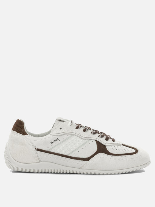 Sneaker basse 90% calf suede 10% cotton - 100% rubber  Bianco - Alohas Donna | PLP | VIETTI Online Store 
