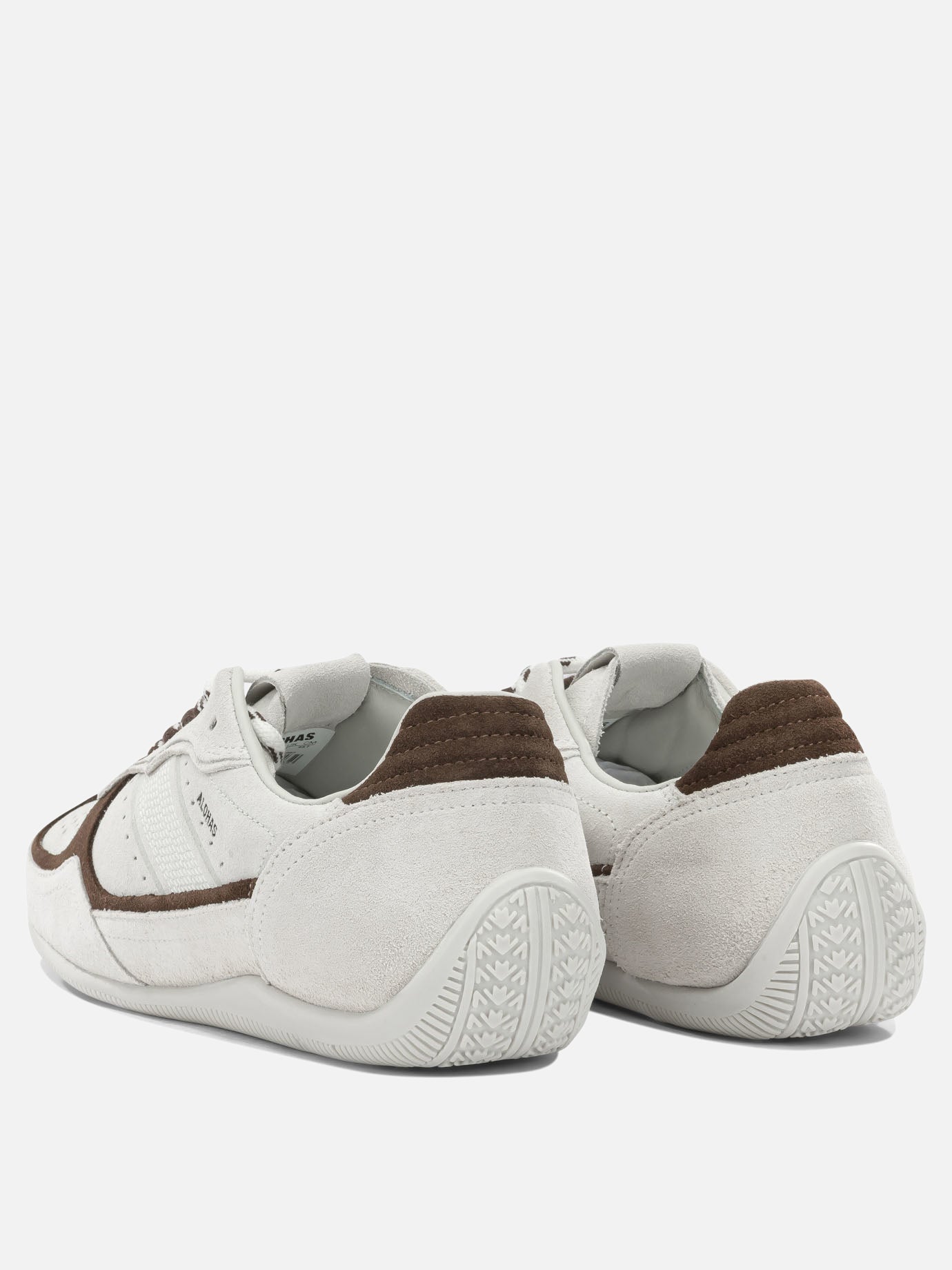 Sneaker basse 90% calf suede 10% cotton - 100% rubber  Bianco - Alohas Donna | PDP | VIETTI Online Store | thumbnail_4