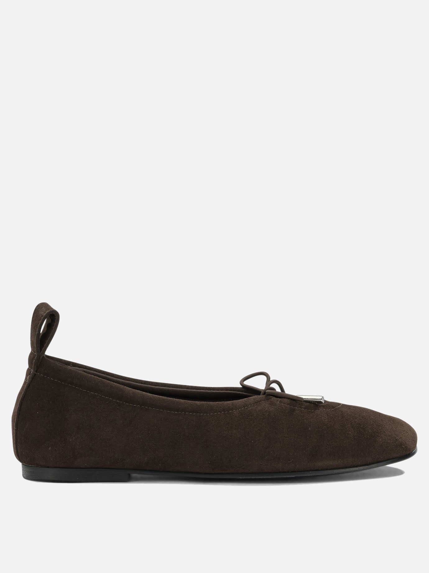 Classic ballet flats 45% polyethylene terephthalate 35% recycled leather 10% others 10% polyurethane - 100% cuerolite  Brown - Alohas Women | PDP | VIETTI Online Store | Zoom-Modal
