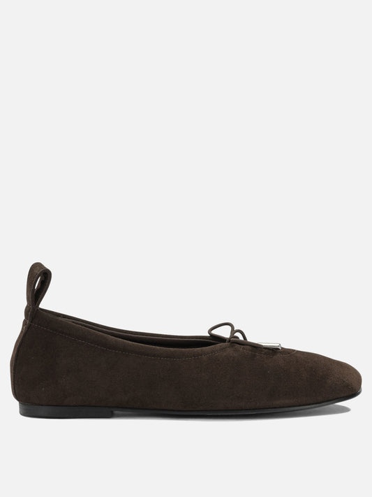Ballerine classiche 45% polyethylene terephthalate 35% recycled leather 10% others 10% polyurethane - 100% cuerolite  Marrone - Alohas Donna | PDP | VIETTI Online Store 
