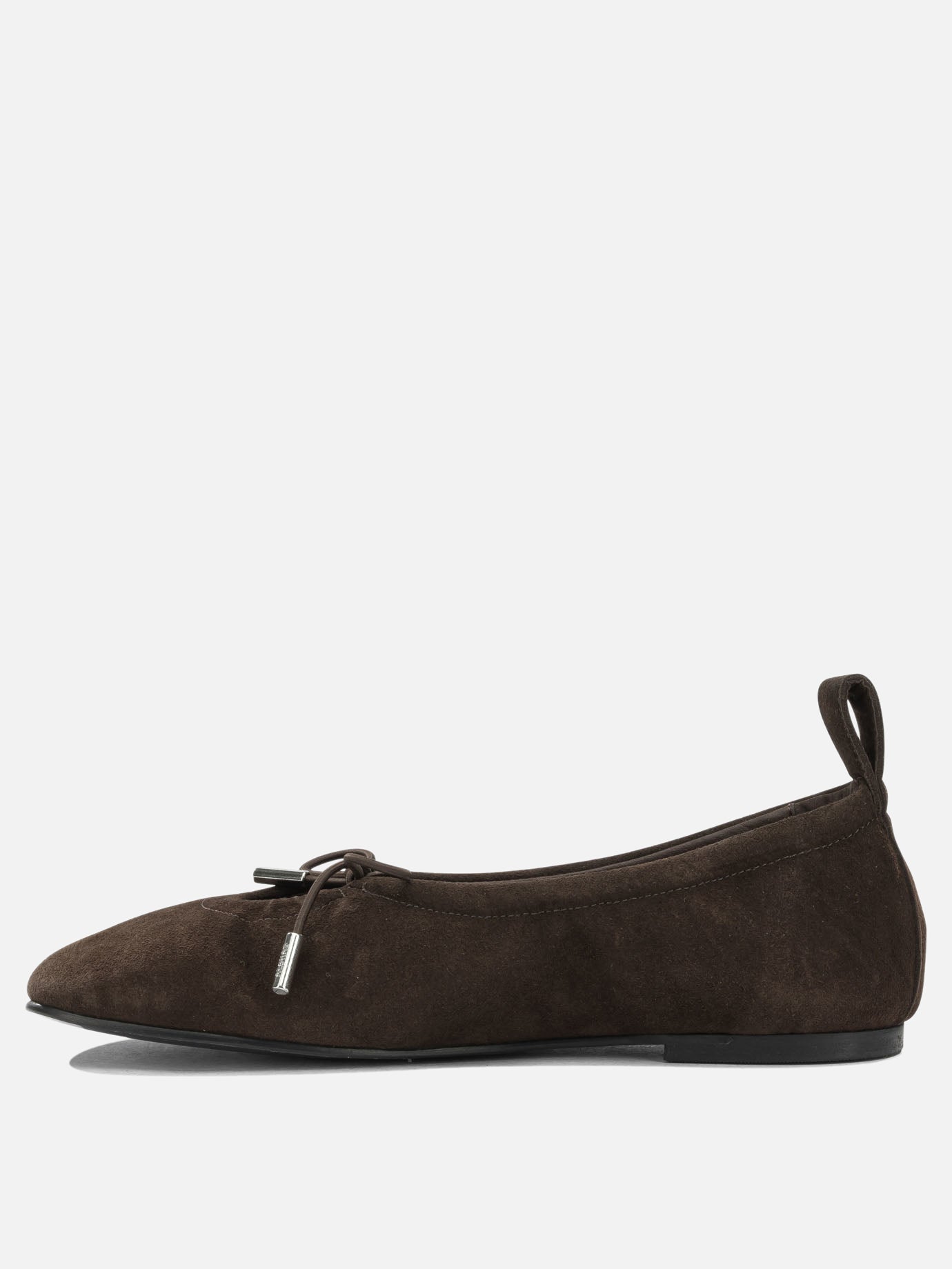 Classic ballet flats 45% polyethylene terephthalate 35% recycled leather 10% others 10% polyurethane - 100% cuerolite  Brown - Alohas Women | PDP | VIETTI Online Store | Zoom-Modal_3
