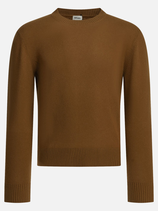 Crewneck sweaters Solid colour  Brown - Altum Men | PLP | VIETTI Online Store 
