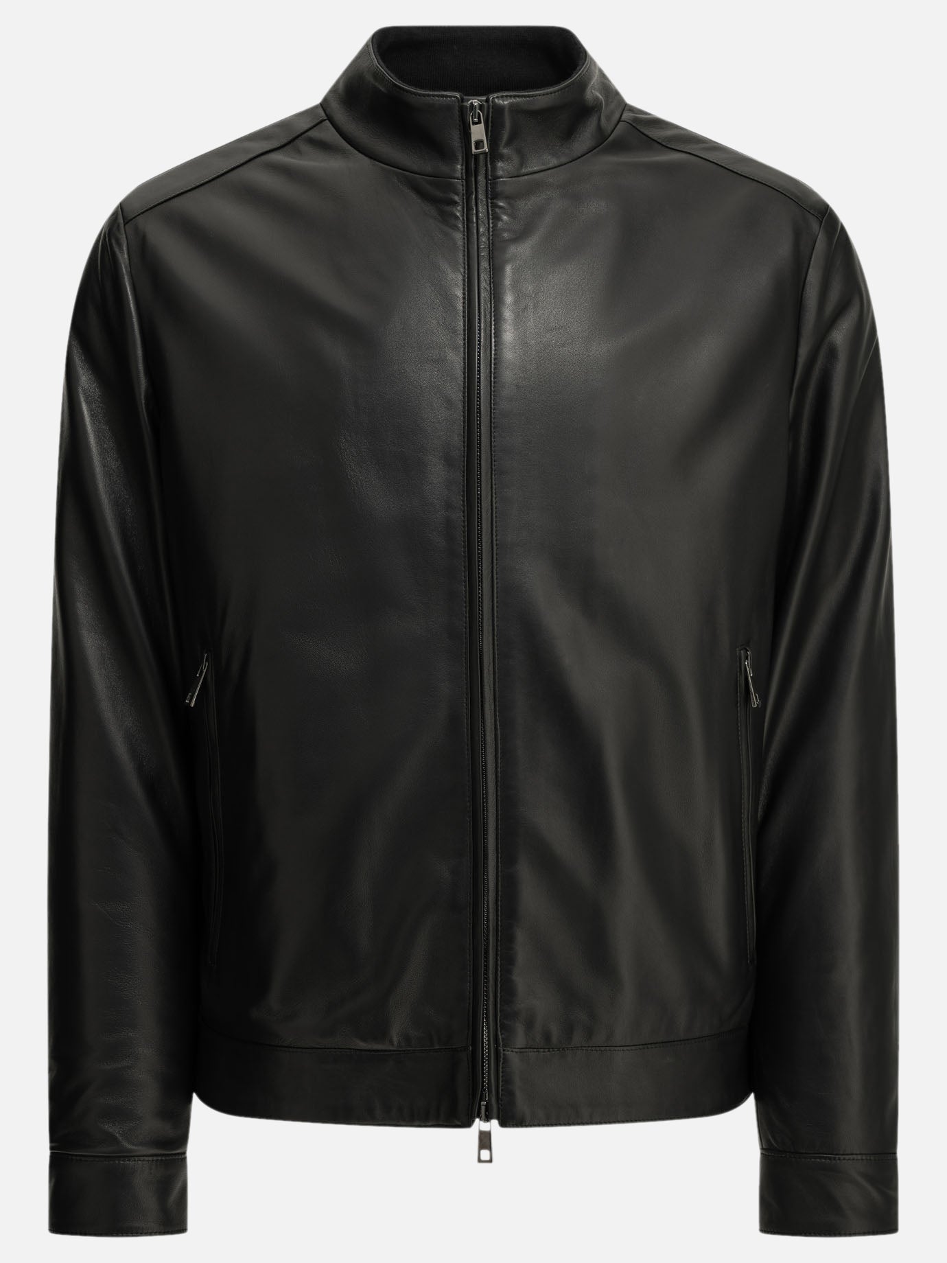 Leather jackets Solid colour  Black - Altum Men | PDP | VIETTI Online Store | Zoom-Modal
