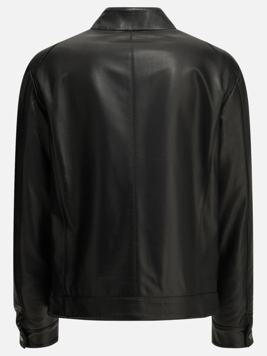 Leather jackets Solid colour  Black - Altum Men | PLP | VIETTI Online Store | 2
