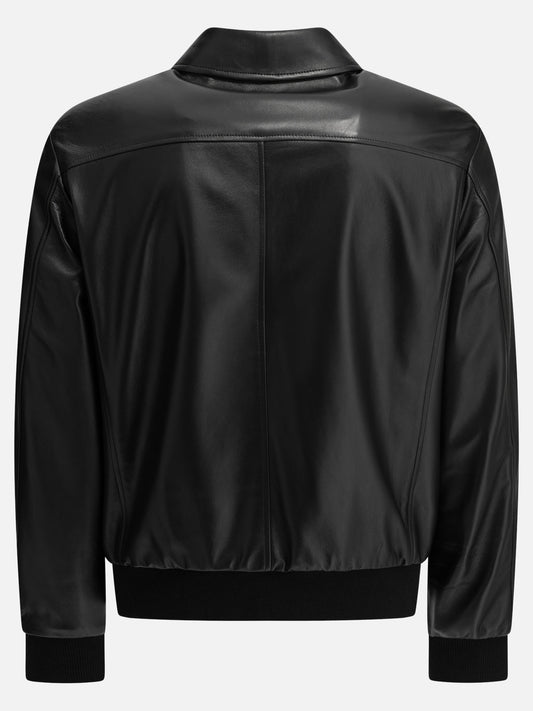 Giacche in pelle Solid colour  Nero - Altum Uomo | PDP | VIETTI Online Store | 2
