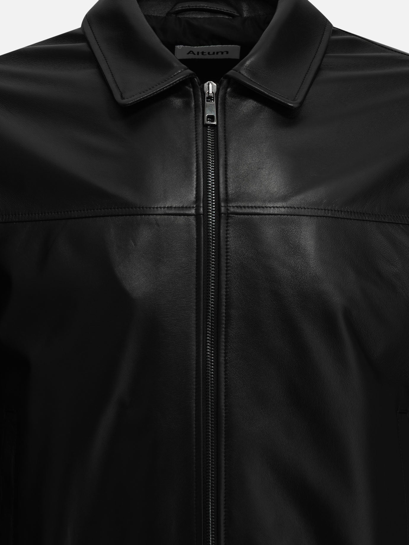 Leather jackets Solid colour  Black - Altum Men | PDP | VIETTI Online Store | Zoom-Modal_3
