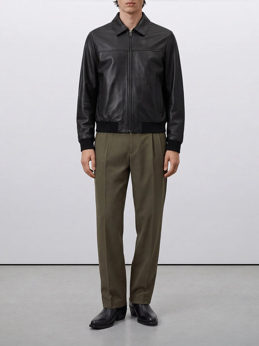 Leather jackets Solid colour  Black - Altum Men | PLP | VIETTI Online Store | 2
