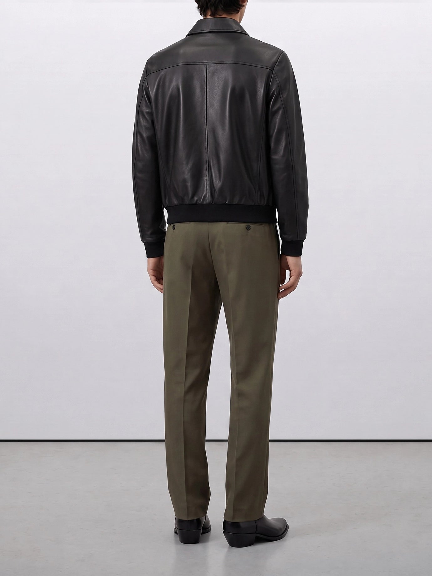 Leather jackets Solid colour  Black - Altum Men | PDP | VIETTI Online Store | Zoom-Modal_3
