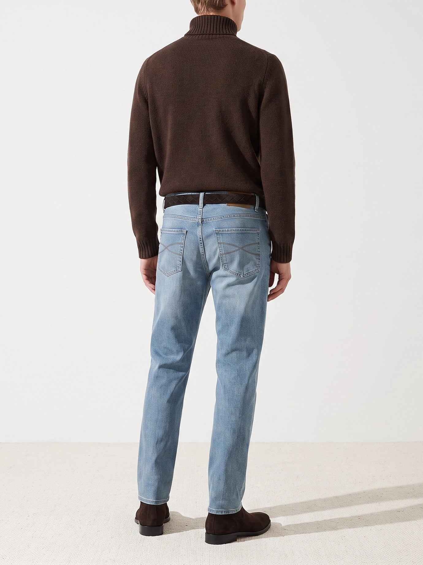 Turtleneck sweaters Solid colour  Brown - Altum Men | PDP | VIETTI Online Store | thumbnail_3