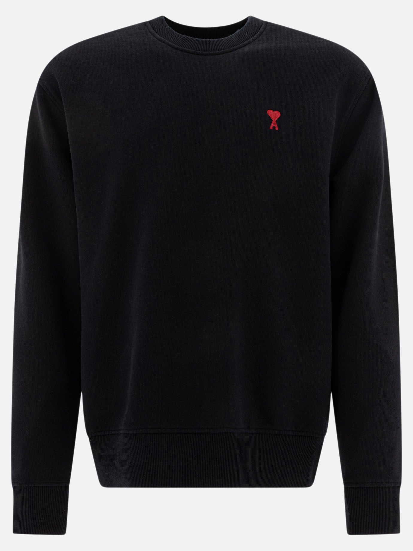 Felpe girocollo Logo  Nero - Ami Paris Uomo | PDP | VIETTI Online Store | Zoom-Modal

