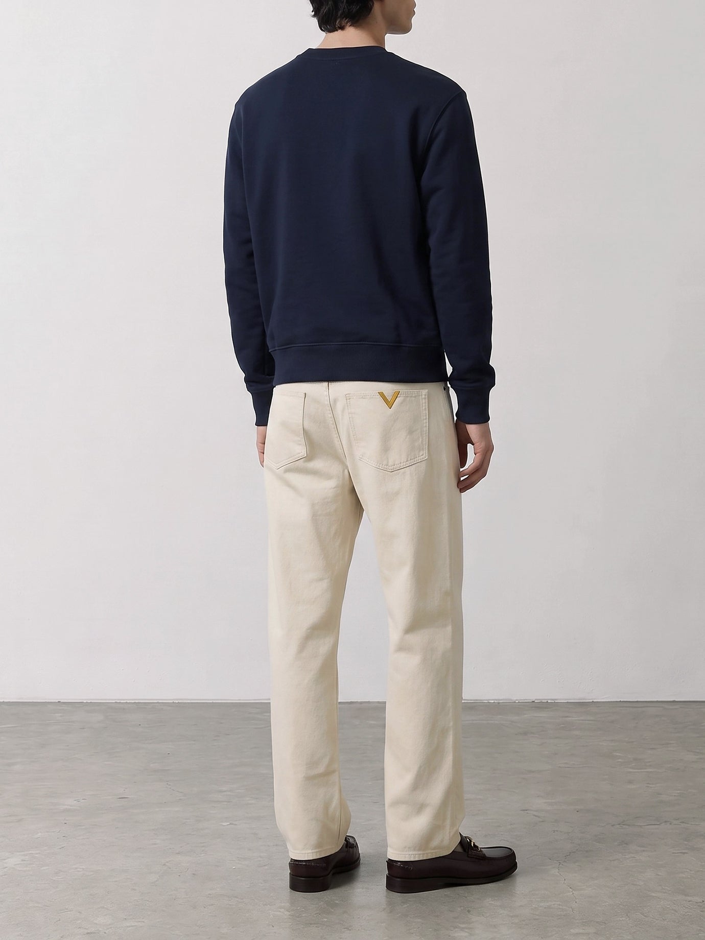 Felpe girocollo Logo  Blu - Ami Paris Uomo | PDP | VIETTI Online Store | Zoom-Modal_3
