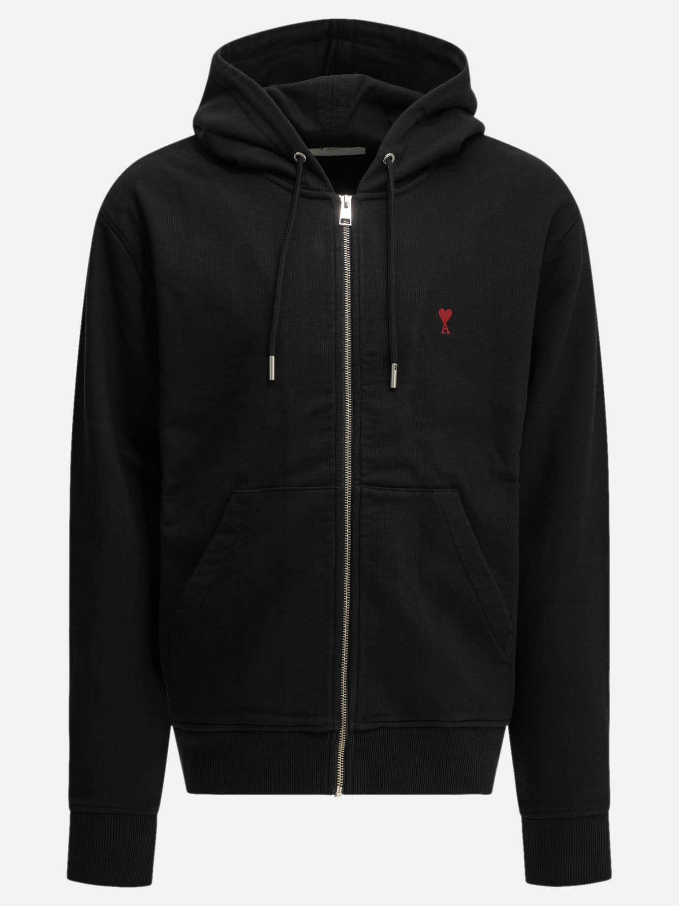Full zip sweatshirts Logo  Black - Ami Paris Men | PDP | VIETTI Online Store | thumbnail