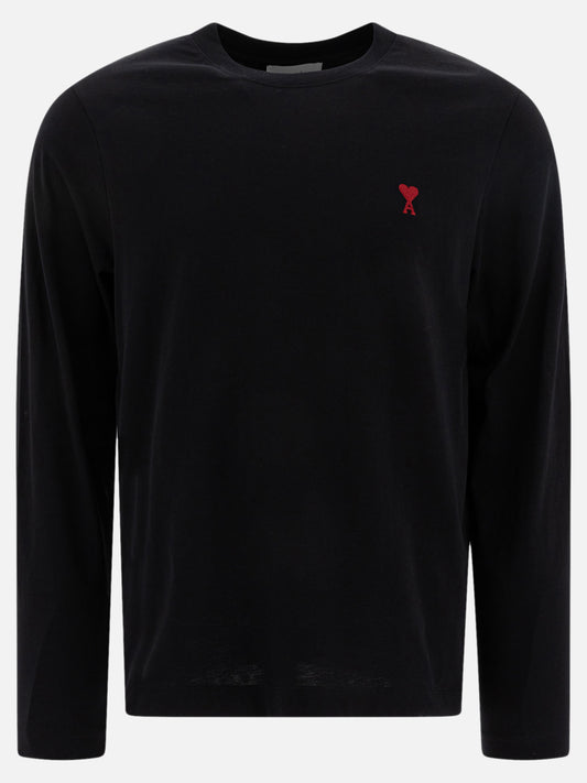 Crewneck t-shirts Logo  Black - Ami Paris Men | PDP | VIETTI Online Store 
