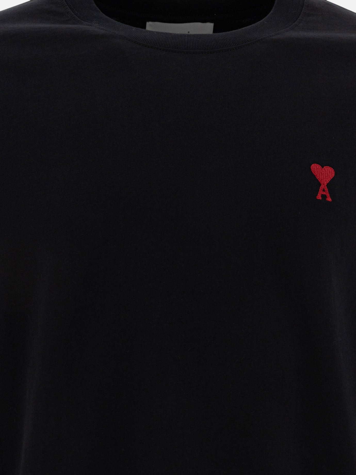 Crewneck t-shirts Logo  Black - Ami Paris Men | PDP | VIETTI Online Store | thumbnail_3
