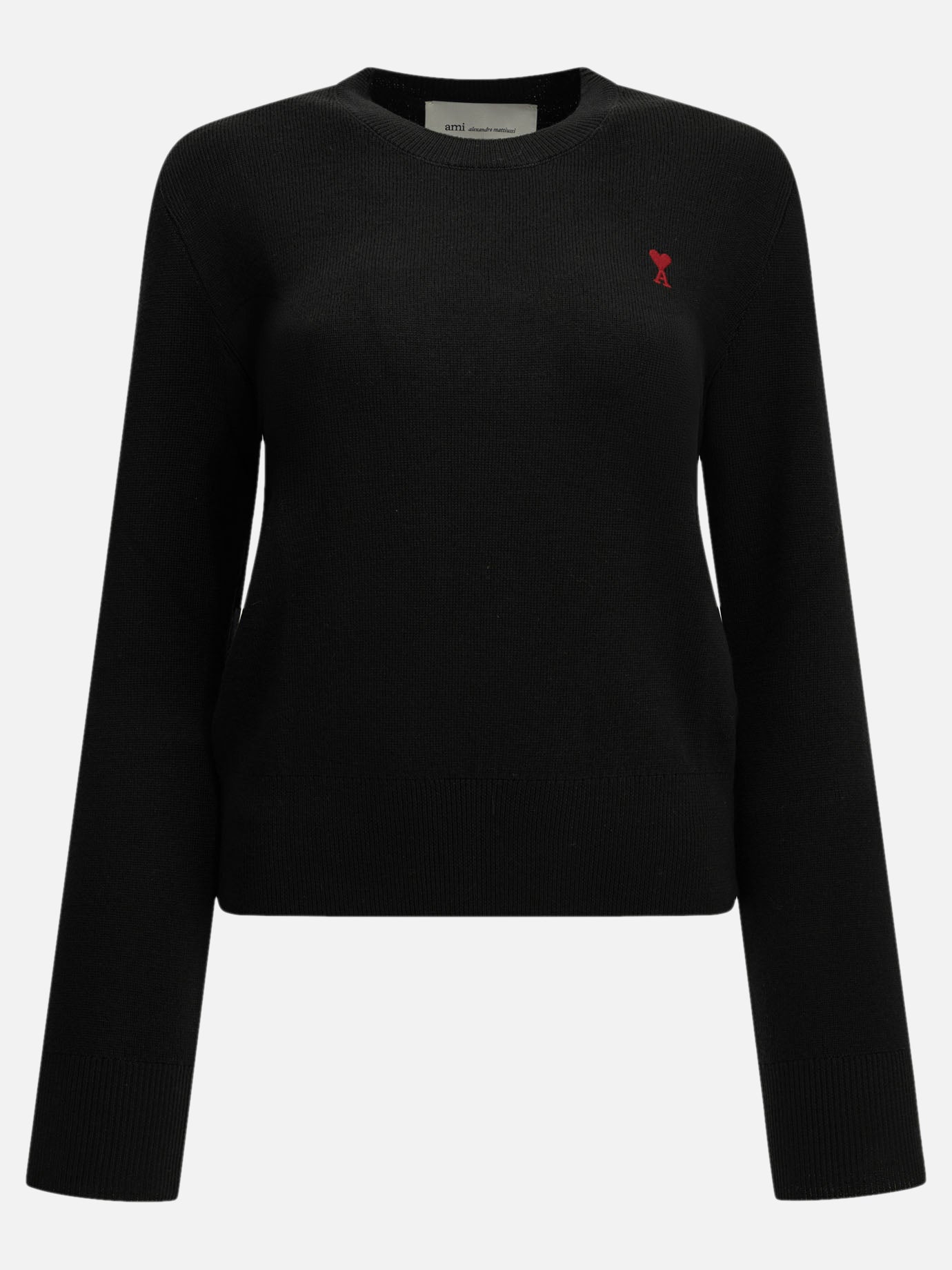 Crewneck sweaters Logo  Black - Ami Paris Women | PDP | VIETTI Online Store | Zoom-Modal
