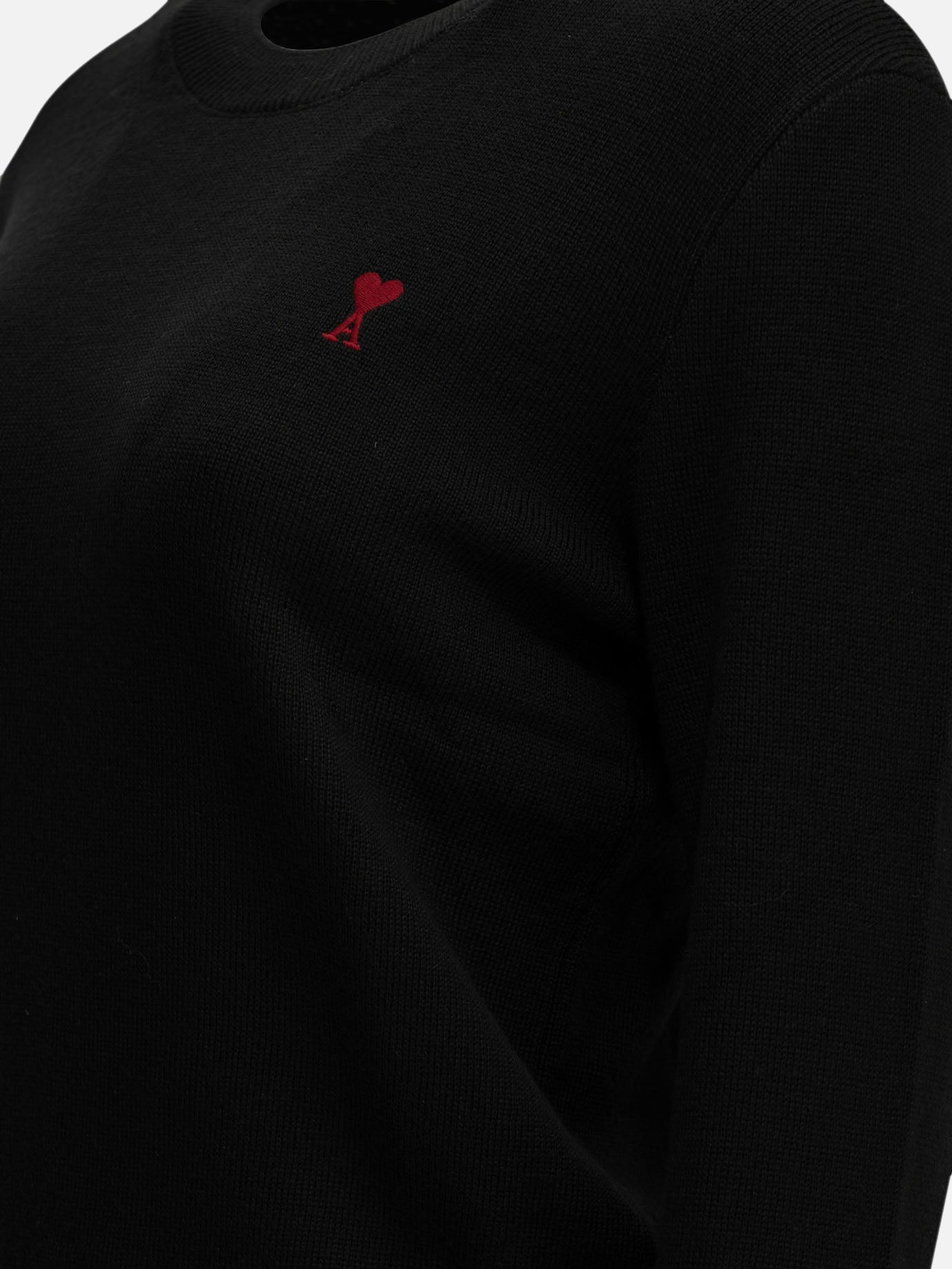 Crewneck sweaters Logo  Black - Ami Paris Women | PDP | VIETTI Online Store | thumbnail_4
