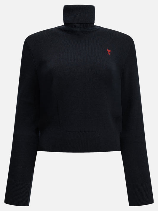 Maglioni dolcevita Logo  Blu - Ami Paris Donna | PDP | VIETTI Online Store 
