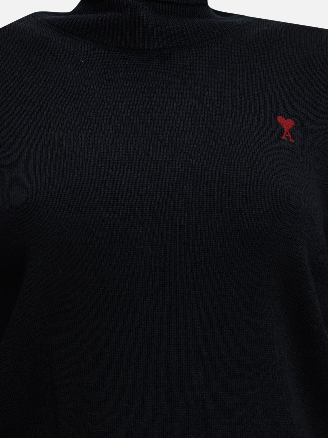 Turtleneck sweaters Logo  Blue - Ami Paris Women | PDP | VIETTI Online Store | Zoom-Modal_3
