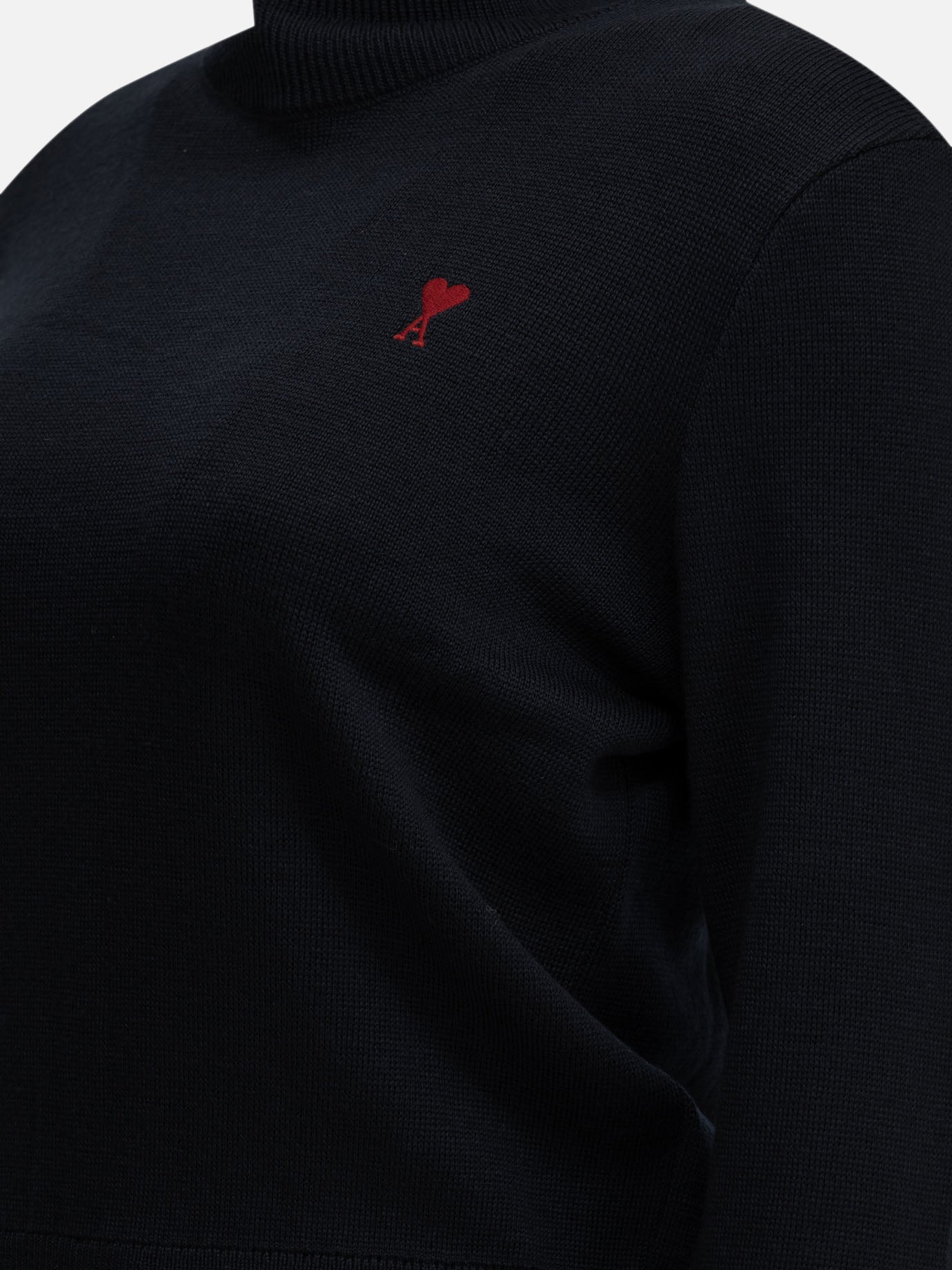 Turtleneck sweaters Logo  Blue - Ami Paris Women | PDP | VIETTI Online Store | Zoom-Modal_4

