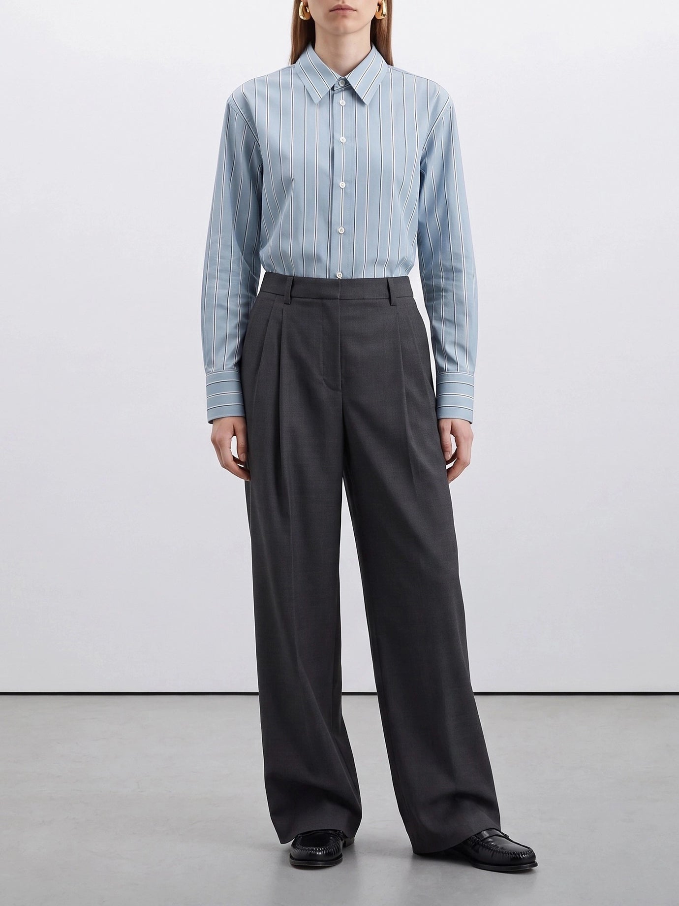 Camicie casual Logo  Azzurro - Ami Paris Donna | PDP | VIETTI Online Store | Zoom-Modal_2
