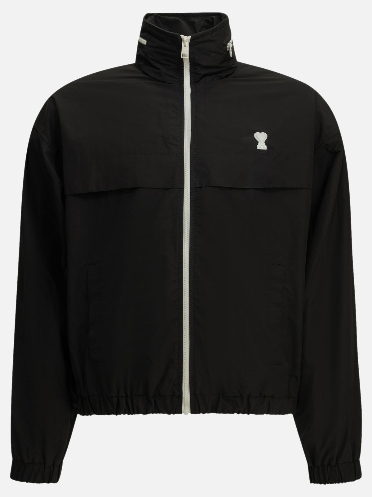 Ami Paris "Ami de Coeur" Windbreaker Black - VIETTI