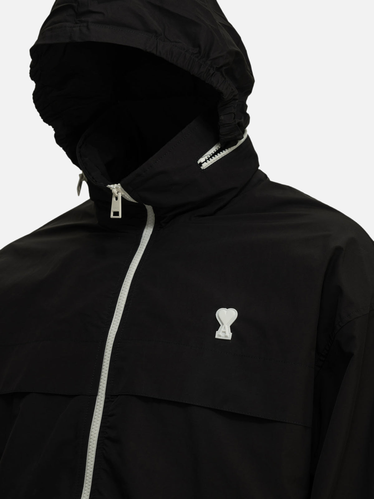Ami Paris "Ami de Coeur" Windbreaker Black