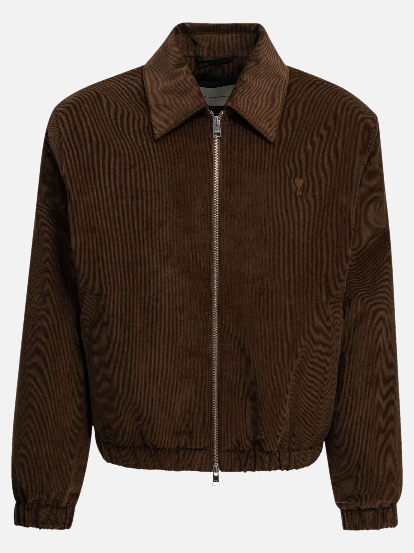 Bomber jackets Logo  Brown - Ami Paris Men | PDP | VIETTI Online Store | thumbnail