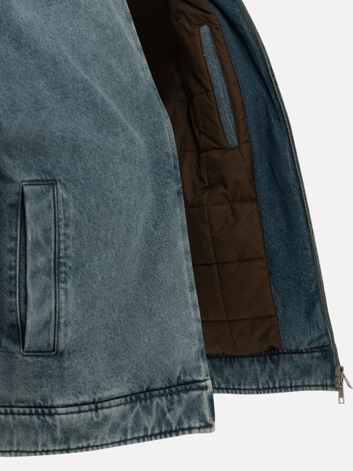 Ami Paris "Ami de Coeur" Denim Jacket Light blue

