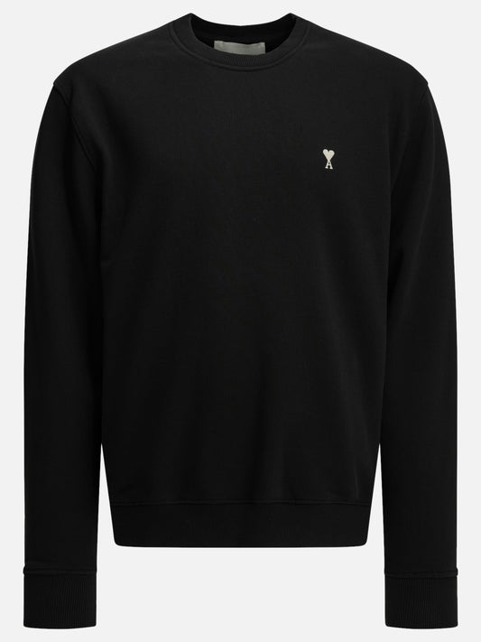 Felpe girocollo Logo  Nero - Ami Paris Uomo | PDP | VIETTI Online Store 
