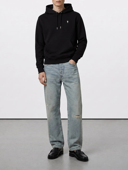 Felpe con cappuccio Logo  Nero - Ami Paris Uomo | PLP | VIETTI Online Store | 2
