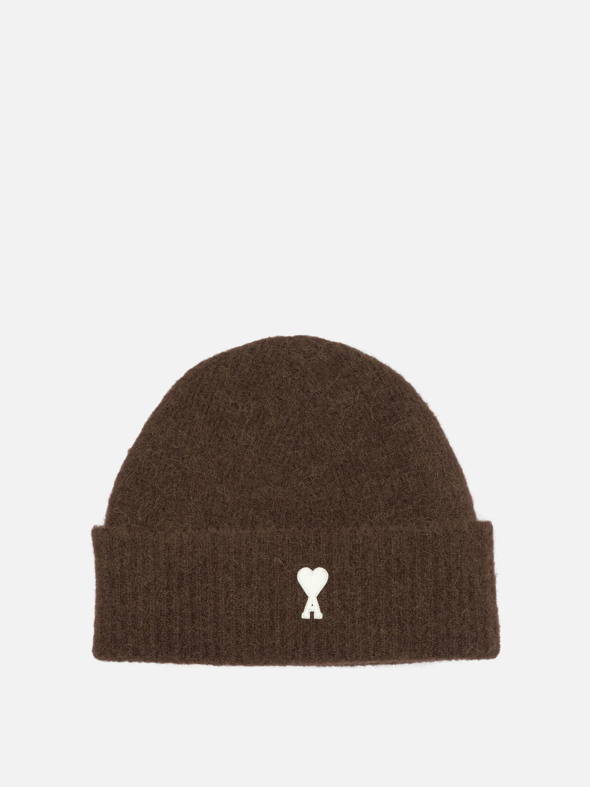 Ami Paris Alpaca Beanie Brown

