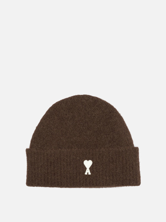 Ami Paris Alpaca Beanie Brown

