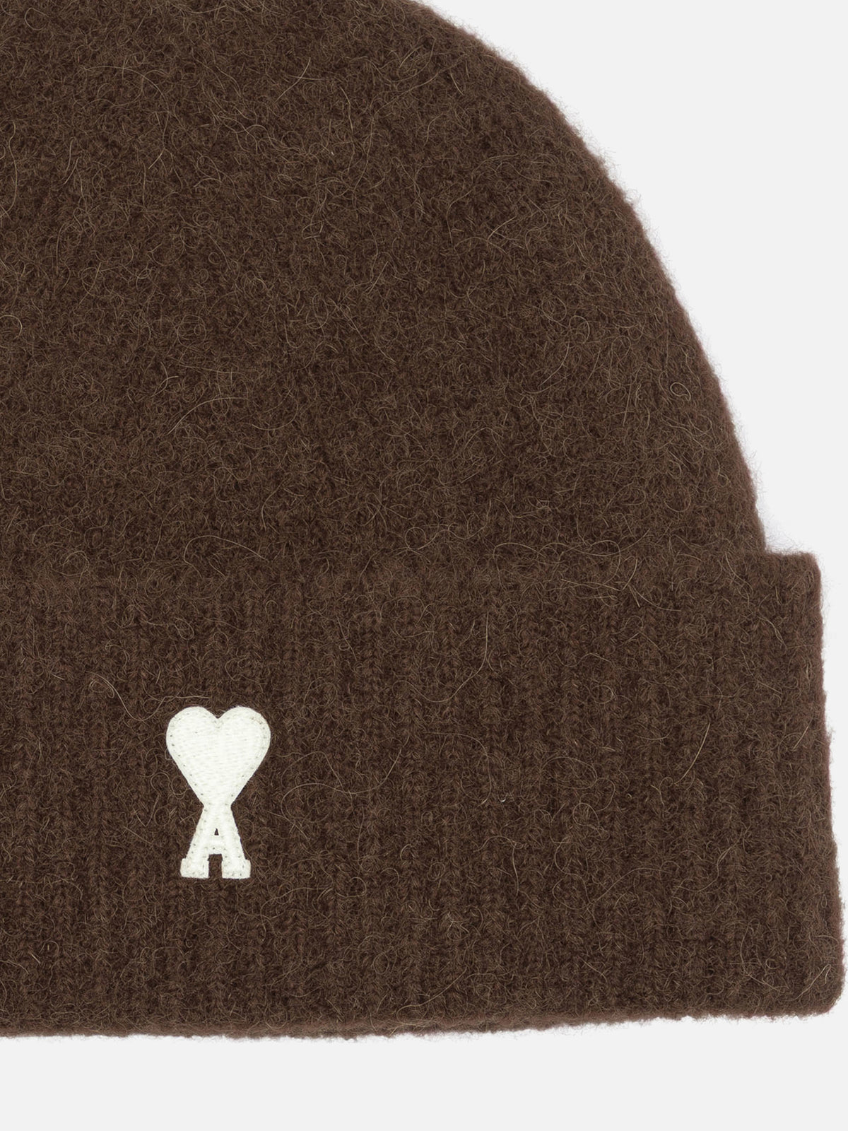 Ami Paris Alpaca Beanie Brown

