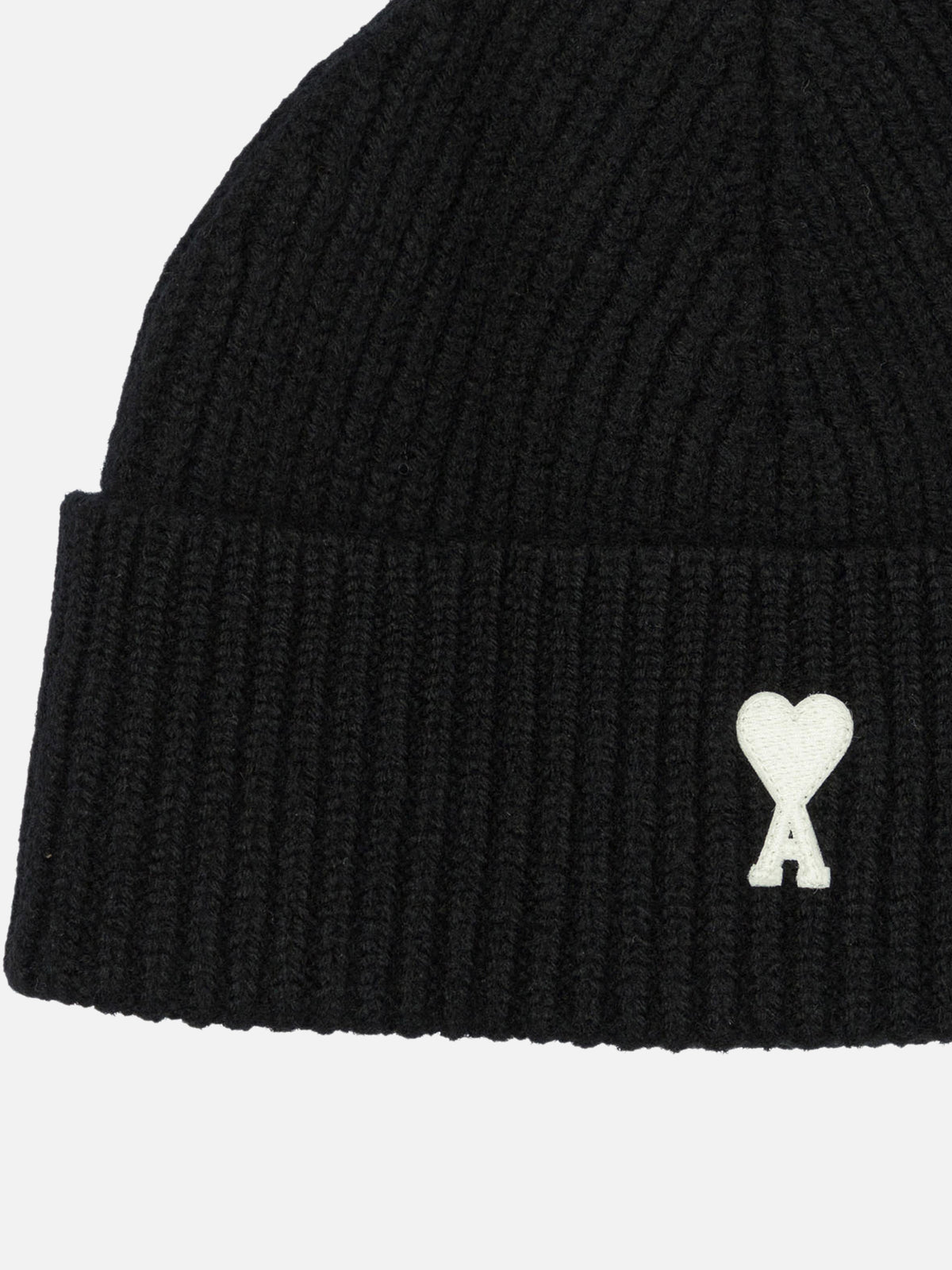 Ami Paris "Ami de Coeur" Beanie Black

