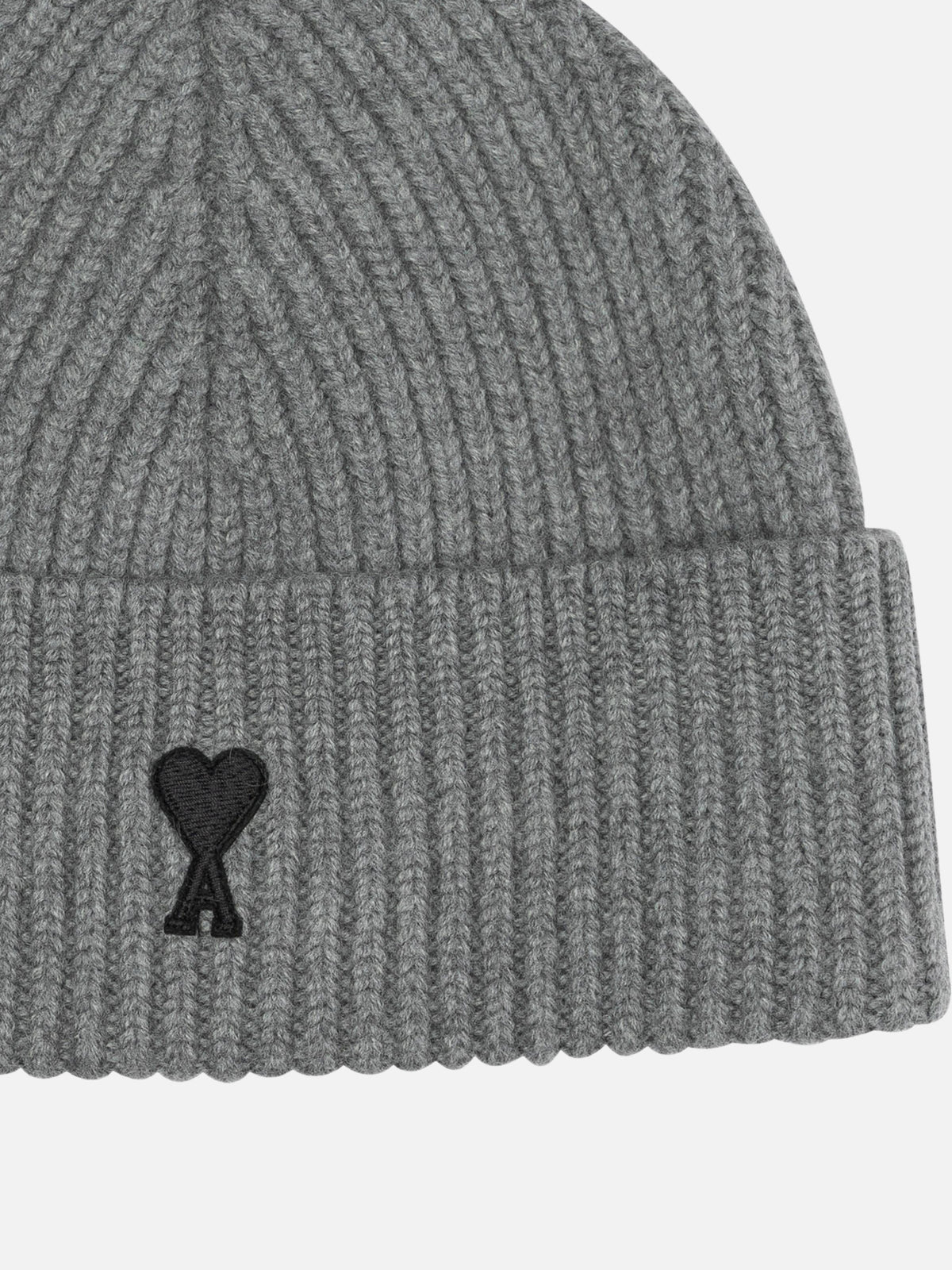 Ami Paris "Ami de Coeur" Beanie Grey - VIETTI