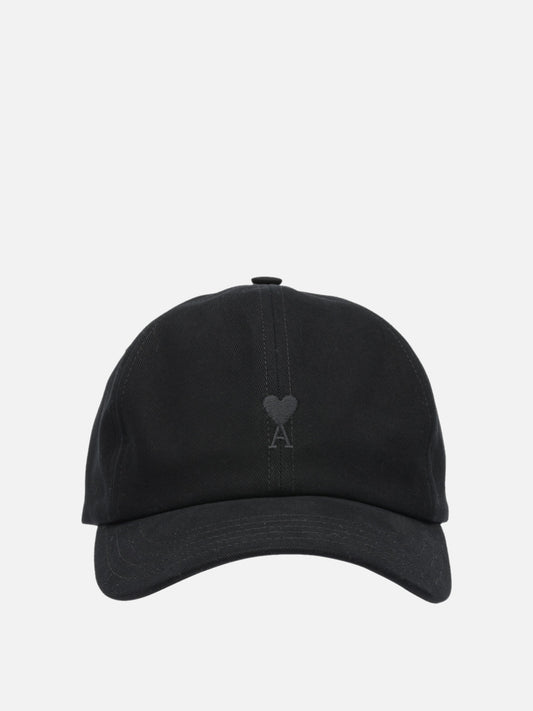 Ami Paris "Ami De Cœur" Baseball Cap Black

