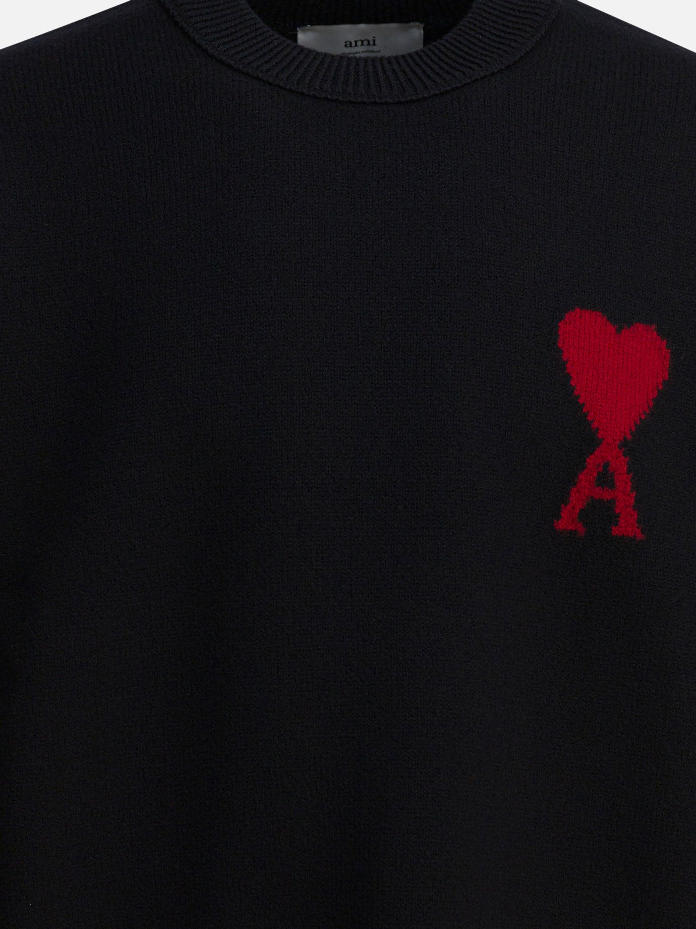 Crewneck sweaters Logo  Black - Ami Paris Men | PDP | VIETTI Online Store | thumbnail_3