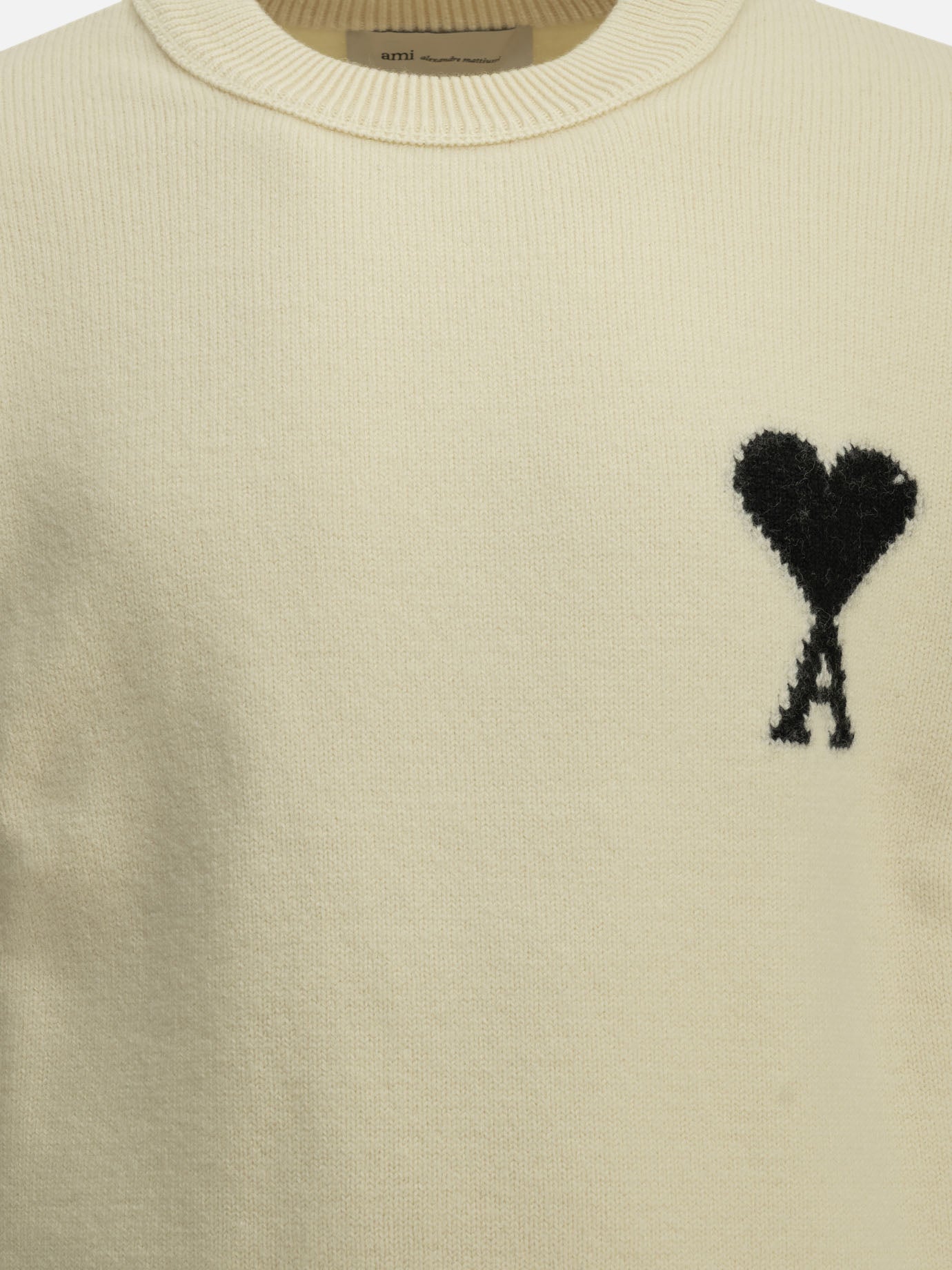Crewneck sweaters Logo  White - Ami Paris Men | PDP | VIETTI Online Store | thumbnail_3