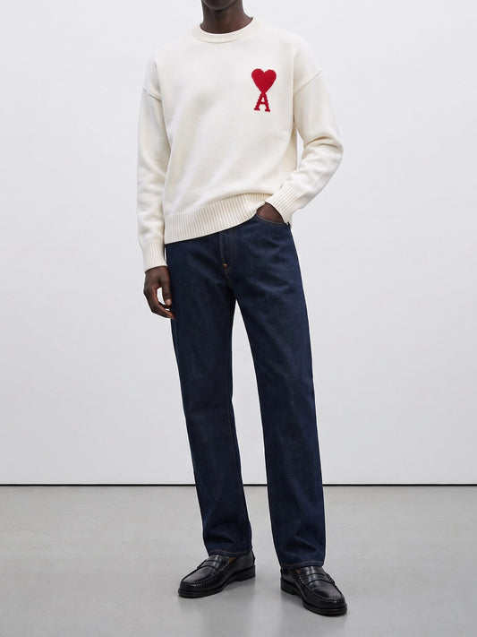 Crewneck sweaters Logo  White - Ami Paris Men | PLP | VIETTI Online Store | 2
