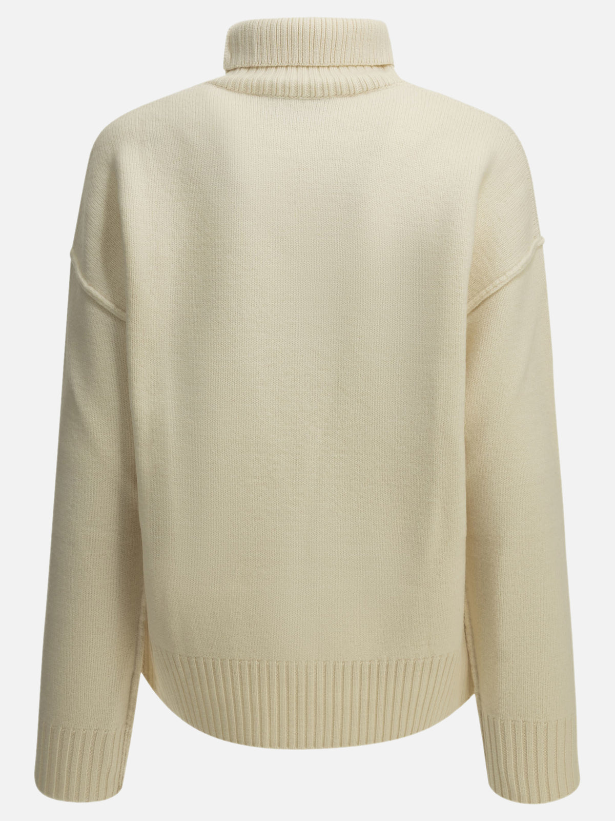 Ami Paris "Ami de Coeur" Turtleneck Sweater White

