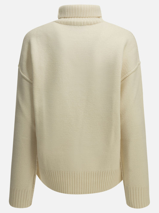 Ami Paris "Ami de Coeur" Turtleneck Sweater White

