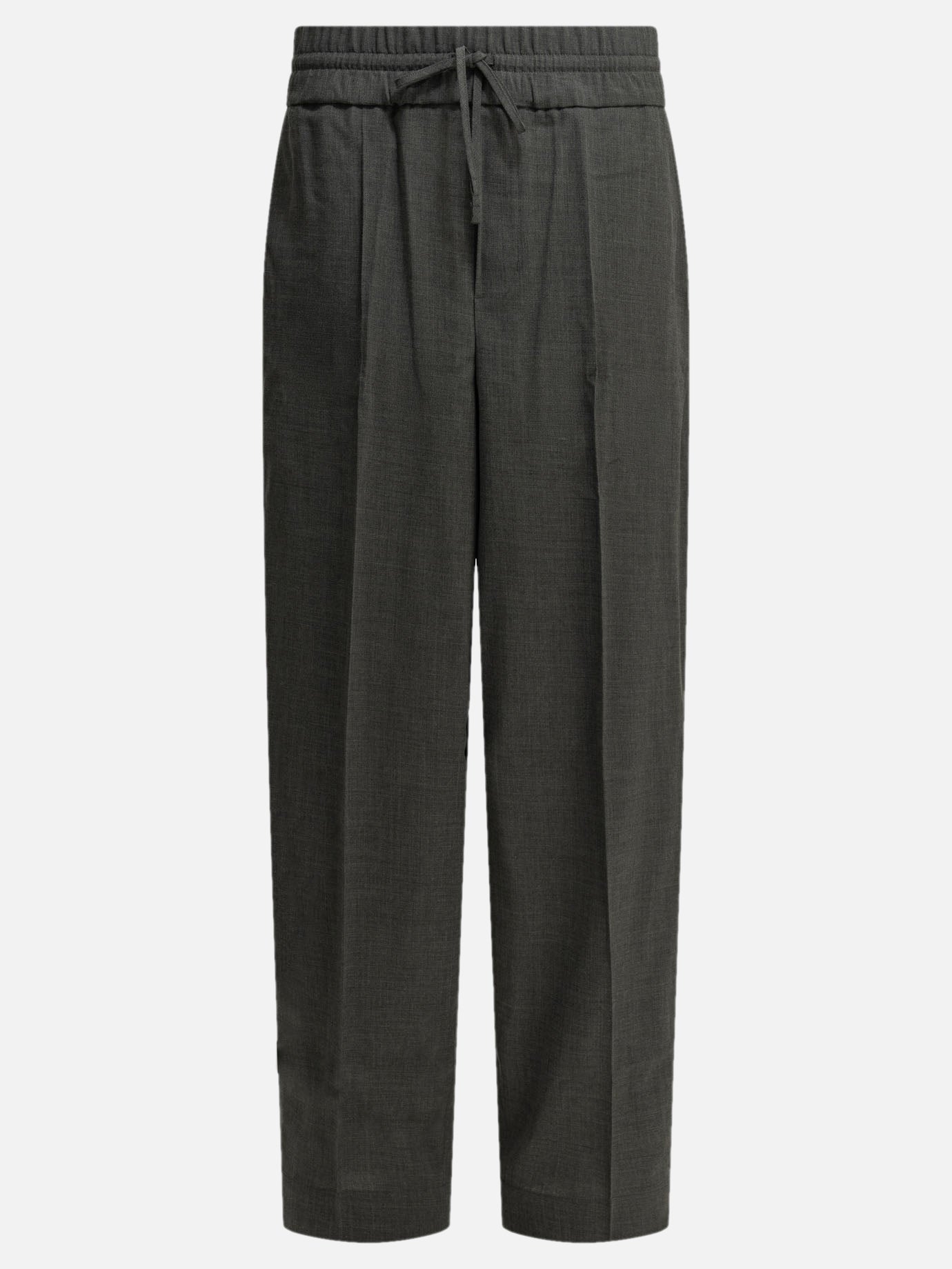 Pantaloni casual Solid colour  Grigio - Ami Paris Uomo | PDP | VIETTI Online Store | Zoom-Modal

