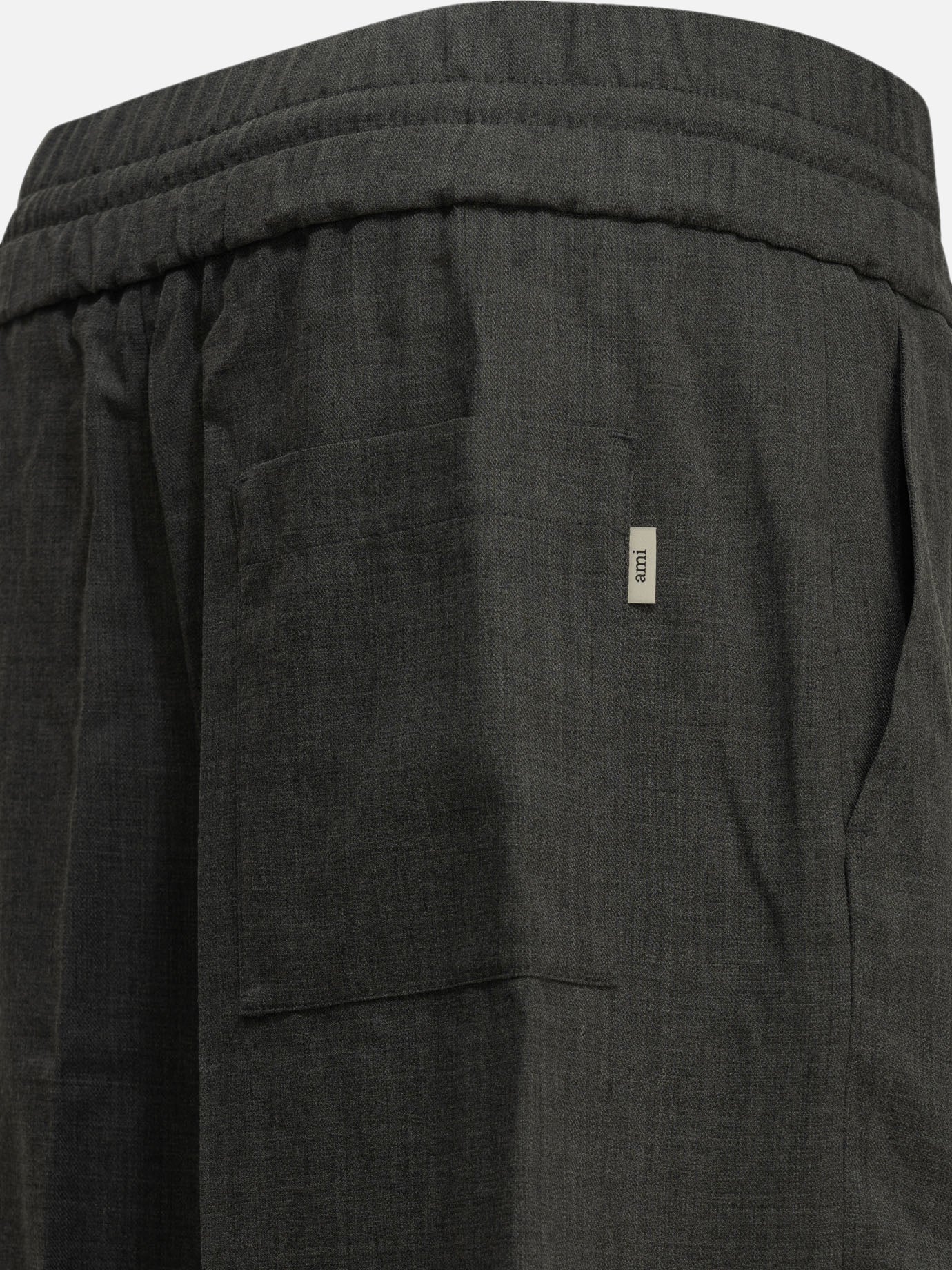 Pantaloni casual Solid colour  Grigio - Ami Paris Uomo | PDP | VIETTI Online Store | thumbnail_4