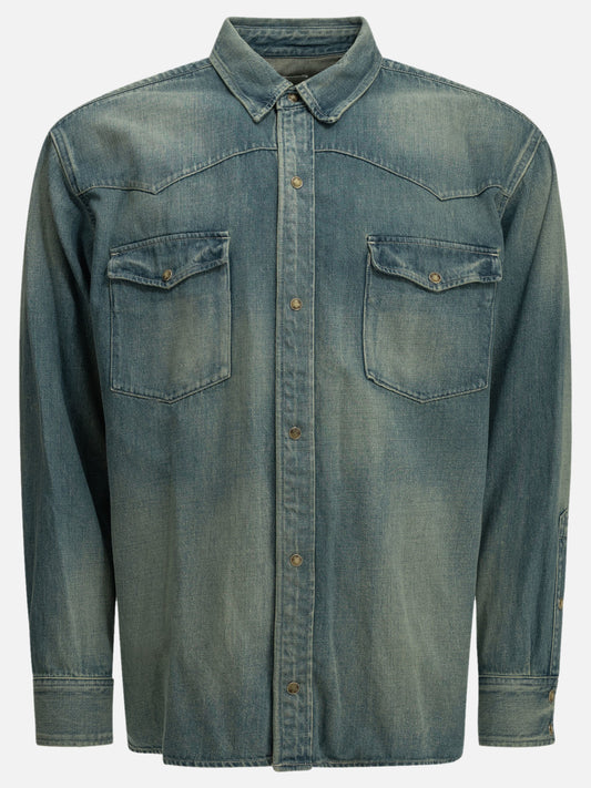 Casual shirts Solid colour  Light blue - A.Presse Men | PLP | VIETTI Online Store 
