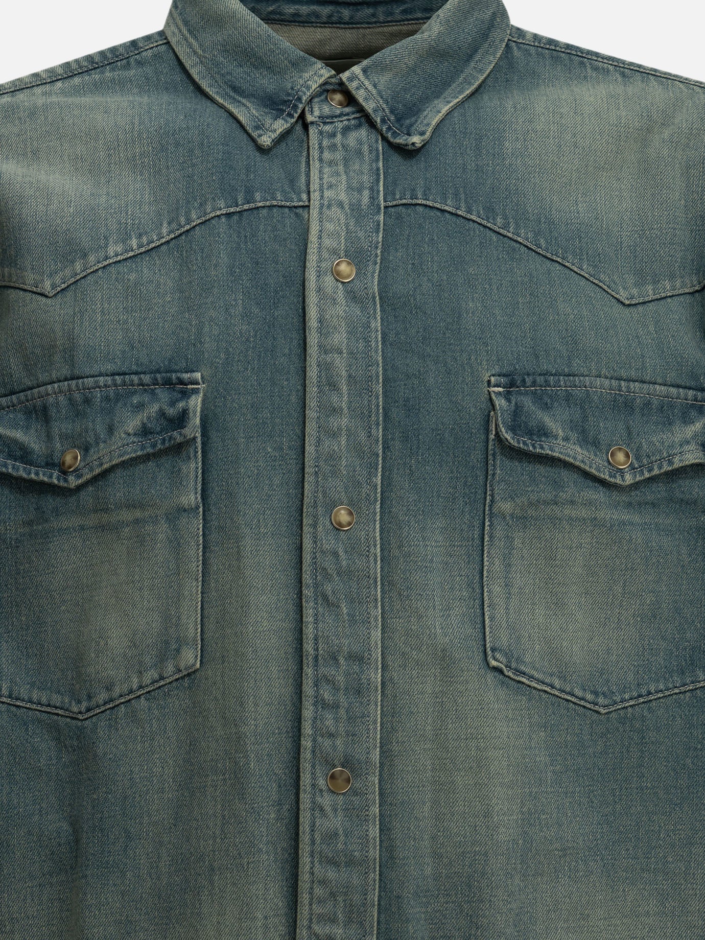 Casual shirts Solid colour  Light blue - A.Presse Men | PDP | VIETTI Online Store | Zoom-Modal_3

