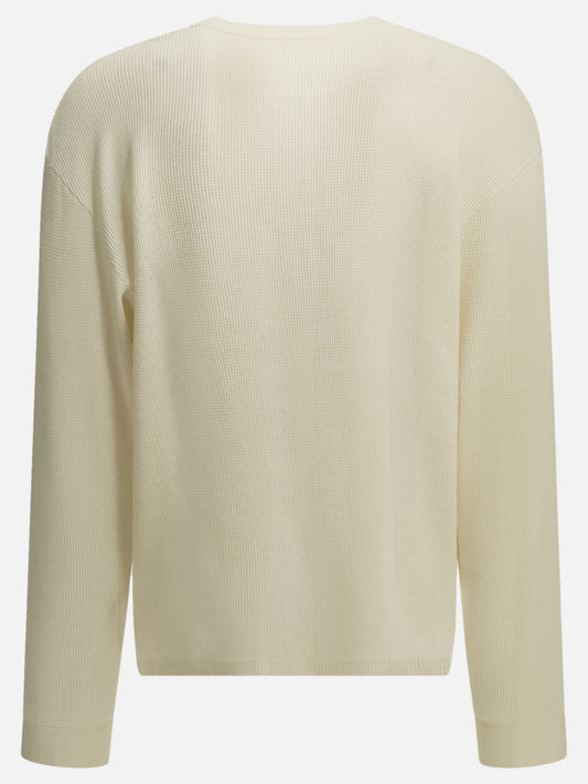 Henley t-shirts Solid colour  White - A.Presse Men | PDP | VIETTI Online Store | 2
